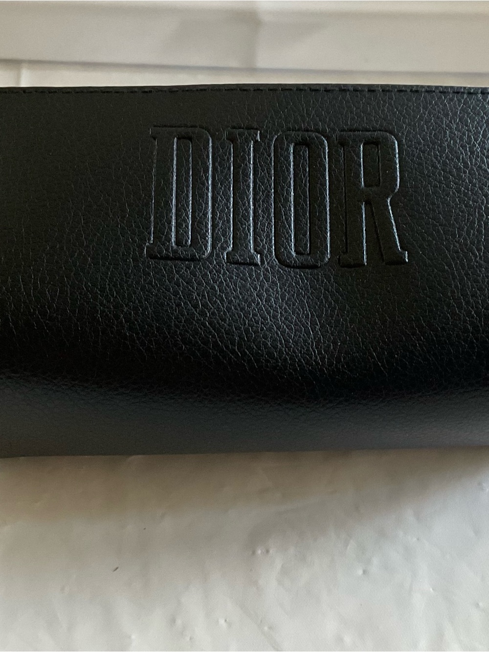 NEW Dior Beauty Black Makeup Pouch Cosmetic Bag Case
